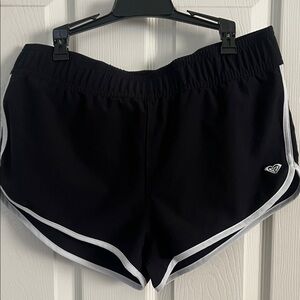 Roxy Black Board Shorts with White Trim